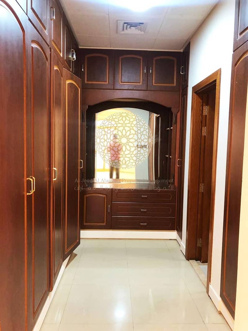 35 LUXURIOUS STONE FINISHING SEMI INDEPENDENT VILLA WITH 5 BEDROOM AND DRIVER ROOM FOR RENT IN MOHAMMED BIN ZAYED CITY