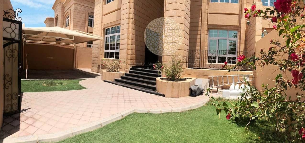 3 RED STONE FINISHING INDEPENDENT VILLA WITH 5  MASTER BEDROOM FOR RENT IN KHALIFA CITY A