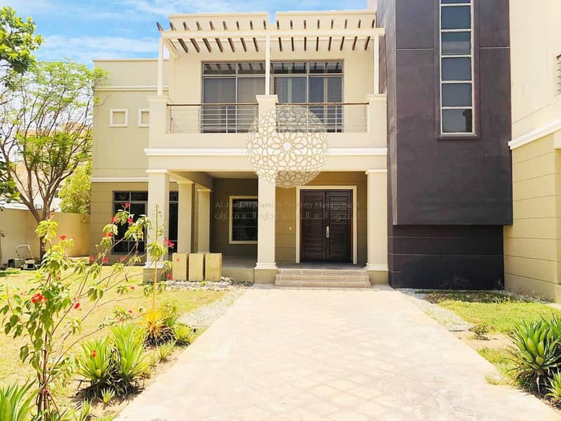 4 STAND ALONE LUXURIOUS 6 MASTER BEDROOM VILLA WITH SWIMMING POOL AND DRIVER ROOM FOR RENT IN KHALIFA CITY A