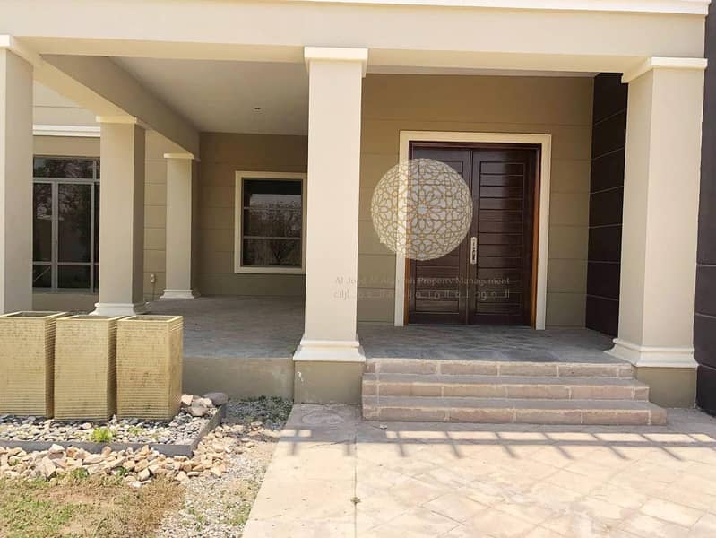 7 STAND ALONE LUXURIOUS 6 MASTER BEDROOM VILLA WITH SWIMMING POOL AND DRIVER ROOM FOR RENT IN KHALIFA CITY A