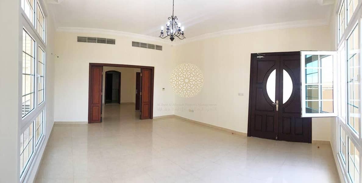 11 RED STONE FINISHING INDEPENDENT VILLA WITH 5  MASTER BEDROOM FOR RENT IN KHALIFA CITY A