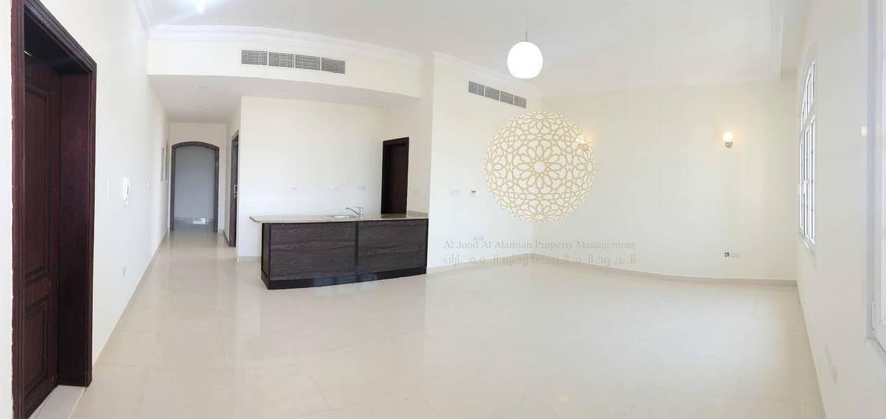 12 RED STONE FINISHING INDEPENDENT VILLA WITH 5  MASTER BEDROOM FOR RENT IN KHALIFA CITY A