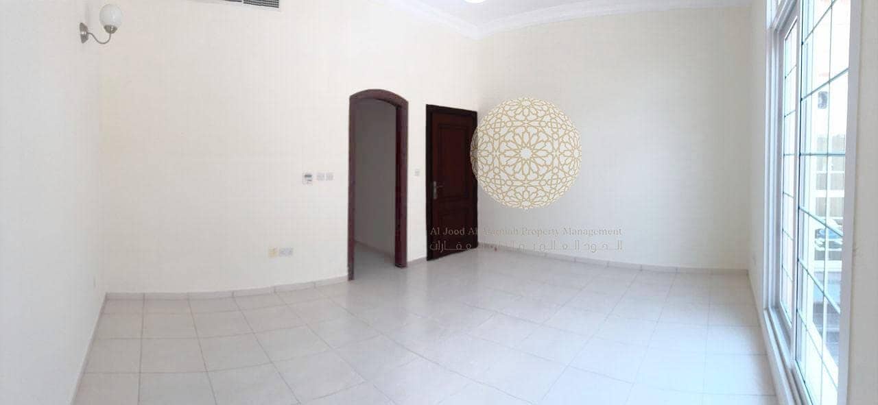14 RED STONE FINISHING INDEPENDENT VILLA WITH 5  MASTER BEDROOM FOR RENT IN KHALIFA CITY A