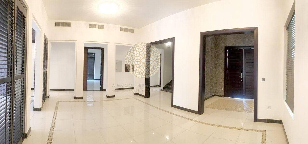 14 STAND ALONE LUXURIOUS 6 MASTER BEDROOM VILLA WITH SWIMMING POOL AND DRIVER ROOM FOR RENT IN KHALIFA CITY A