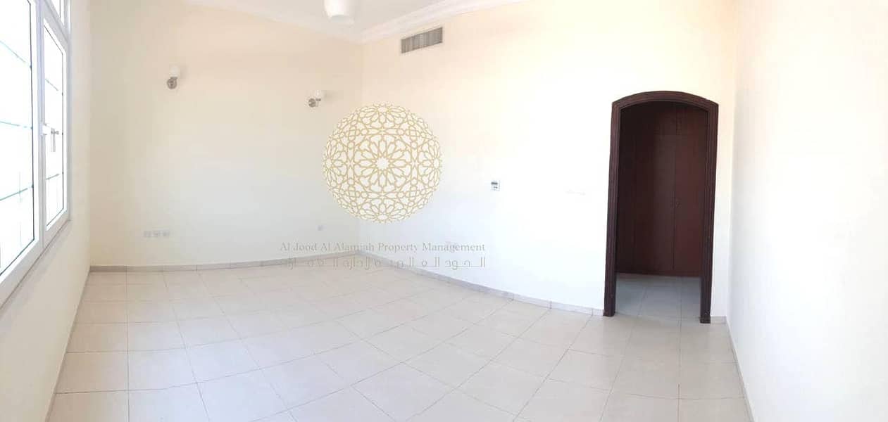 15 RED STONE FINISHING INDEPENDENT VILLA WITH 5  MASTER BEDROOM FOR RENT IN KHALIFA CITY A