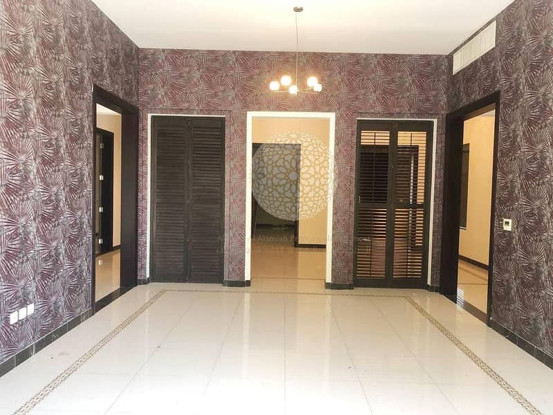 17 STAND ALONE LUXURIOUS 6 MASTER BEDROOM VILLA WITH SWIMMING POOL AND DRIVER ROOM FOR RENT IN KHALIFA CITY A