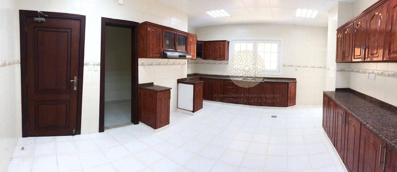 23 RED STONE FINISHING INDEPENDENT VILLA WITH 5  MASTER BEDROOM FOR RENT IN KHALIFA CITY A