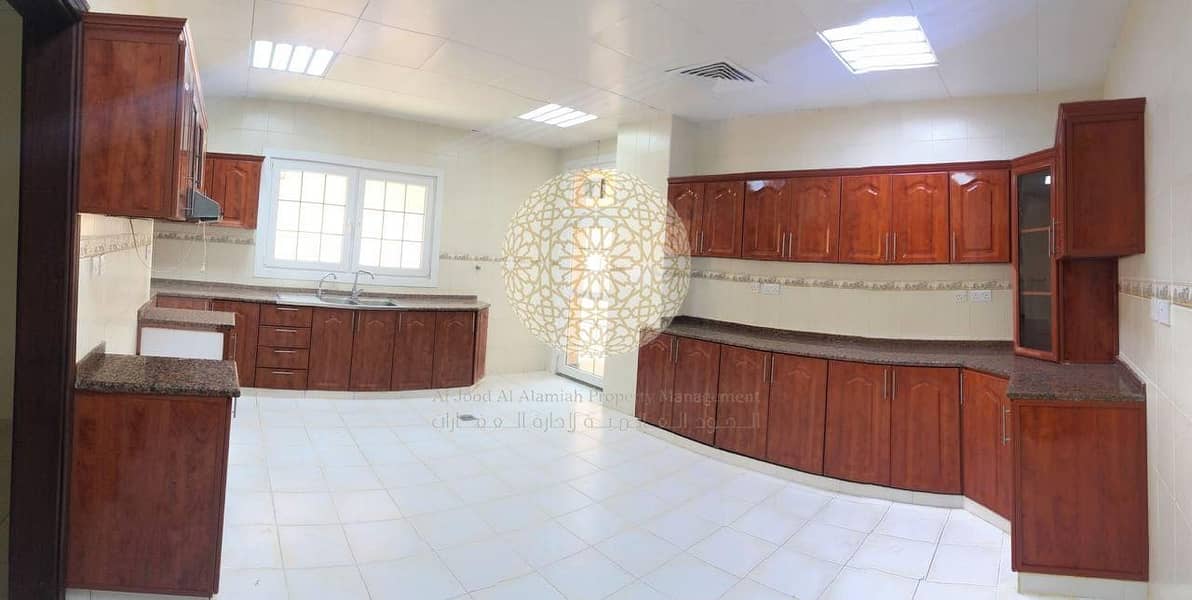 24 RED STONE FINISHING INDEPENDENT VILLA WITH 5  MASTER BEDROOM FOR RENT IN KHALIFA CITY A