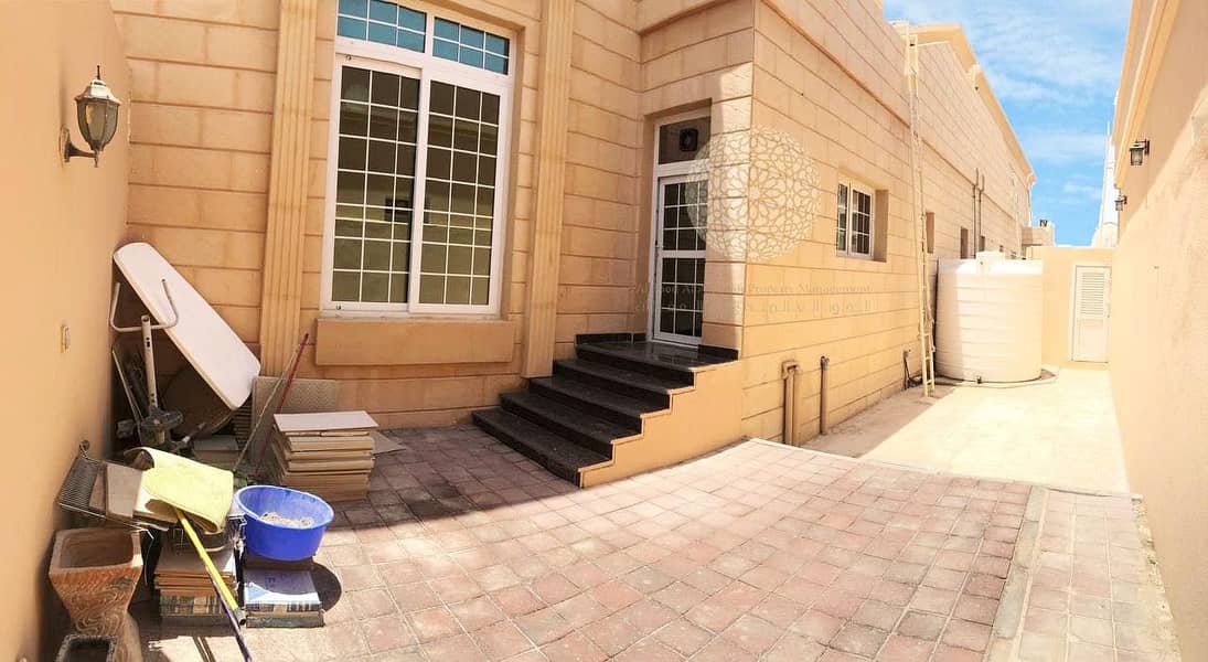 26 RED STONE FINISHING INDEPENDENT VILLA WITH 5  MASTER BEDROOM FOR RENT IN KHALIFA CITY A