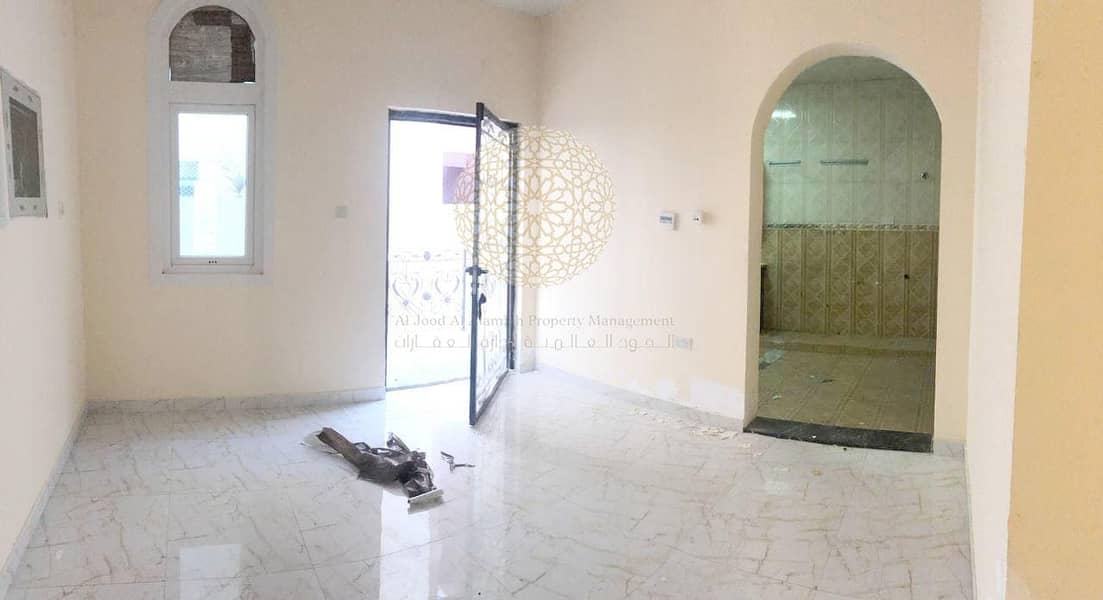 7 INDEPENDENT MULHAQ WITH 3 BEDROOM AND MAID ROOM FOR RENT IN KHALIFA CITY A
