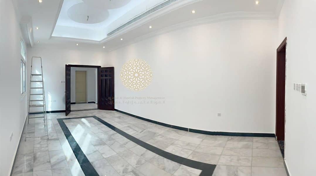 14 INDEPENDENT MULHAQ WITH 3 BEDROOM AND MAID ROOM FOR RENT IN KHALIFA CITY A