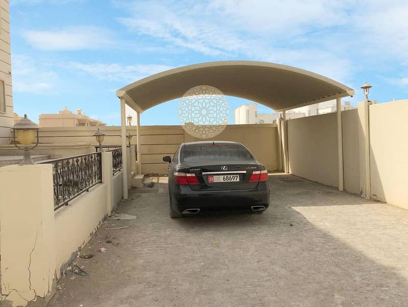 6 GREAT FINISHING CORNER COMPOUND VILLA WITH 3 BEDROOM AND MAID ROOM FOR RENT IN KHALIFA CITY A