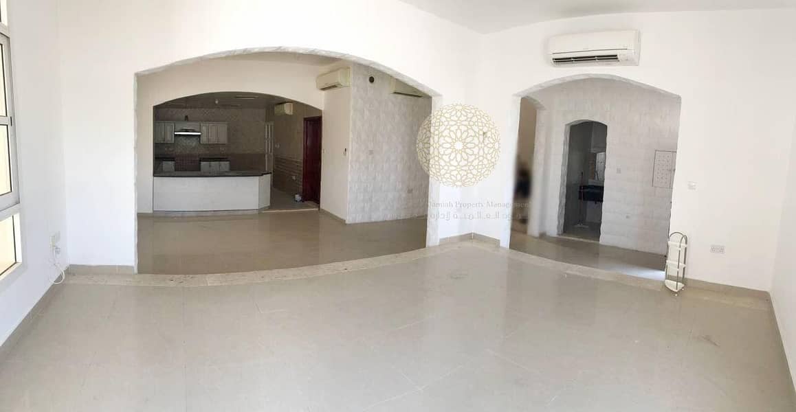 11 GREAT FINISHING CORNER COMPOUND VILLA WITH 3 BEDROOM AND MAID ROOM FOR RENT IN KHALIFA CITY A