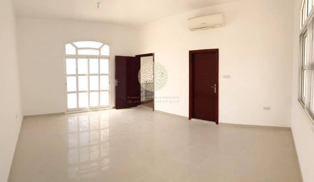 13 GREAT FINISHING CORNER COMPOUND VILLA WITH 3 BEDROOM AND MAID ROOM FOR RENT IN KHALIFA CITY A