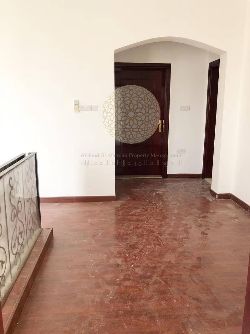 15 GREAT FINISHING CORNER COMPOUND VILLA WITH 3 BEDROOM AND MAID ROOM FOR RENT IN KHALIFA CITY A