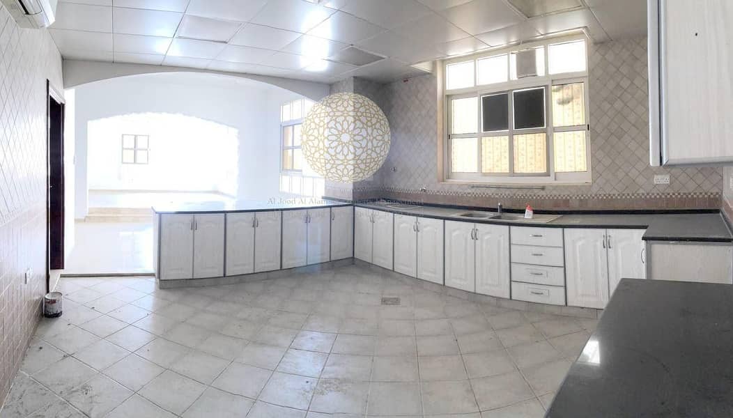 21 GREAT FINISHING CORNER COMPOUND VILLA WITH 3 BEDROOM AND MAID ROOM FOR RENT IN KHALIFA CITY A