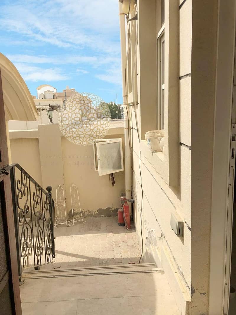 22 GREAT FINISHING CORNER COMPOUND VILLA WITH 3 BEDROOM AND MAID ROOM FOR RENT IN KHALIFA CITY A