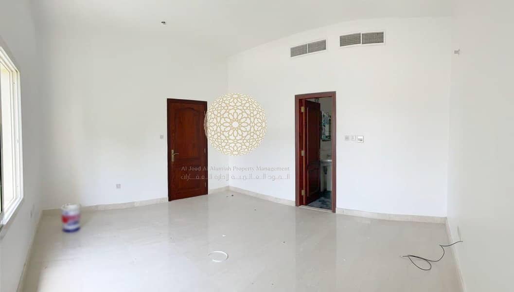 17 SPACIOUS SEMI INDEPENDENT 6 BEDROOM VILLA WITH KITCHEN INSIDE & OUTSIDE FOR RENT IN KHALIFA CITY A