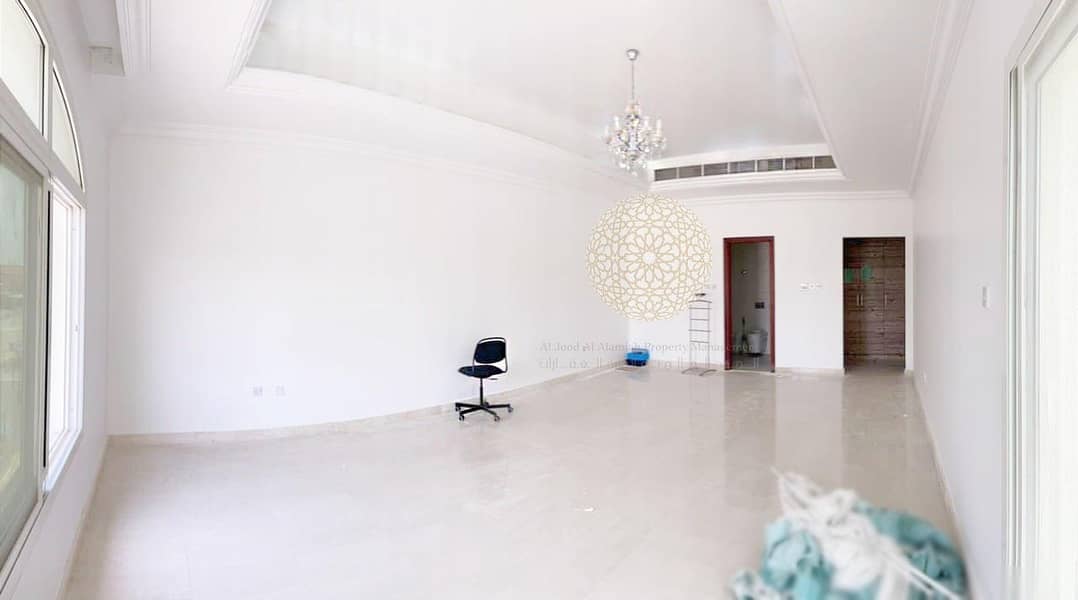 19 SPACIOUS SEMI INDEPENDENT 6 BEDROOM VILLA WITH KITCHEN INSIDE & OUTSIDE FOR RENT IN KHALIFA CITY A