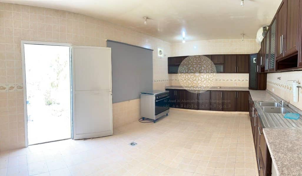 31 SPACIOUS SEMI INDEPENDENT 6 BEDROOM VILLA WITH KITCHEN INSIDE & OUTSIDE FOR RENT IN KHALIFA CITY A