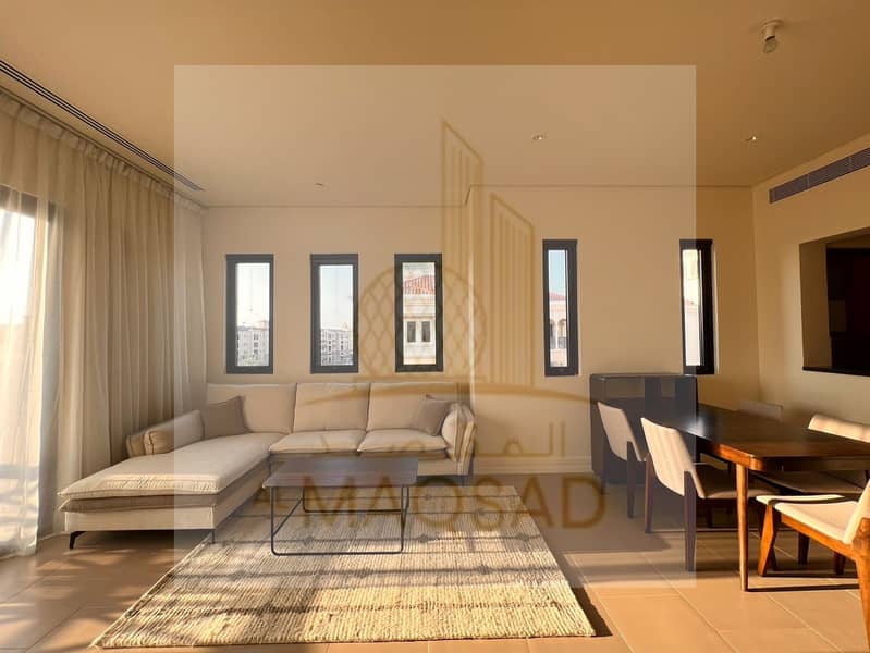 Fully furnished 2br flat simplex in saadiyat beach residence