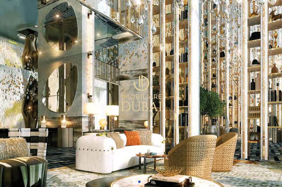 位于迪拜码头，卡瓦利大厦 1 卧室的公寓 2550000 AED - 7905862