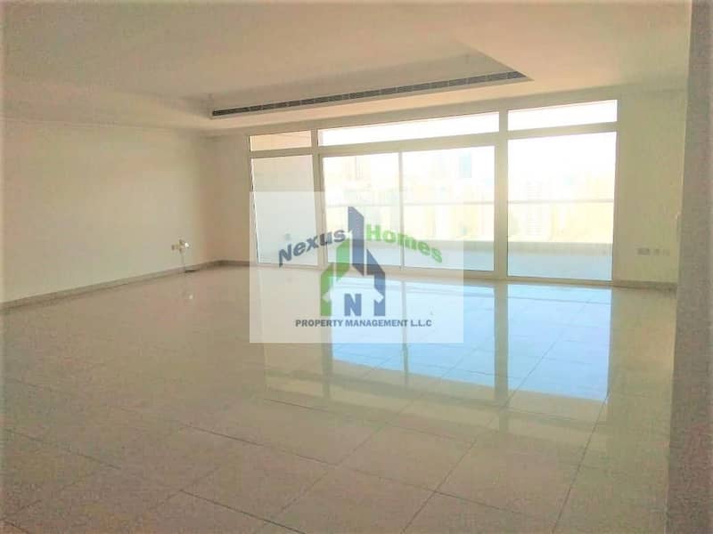 4 Full Sea View 4BR Maids Kitchen Appliances Bay View Tower Corniche