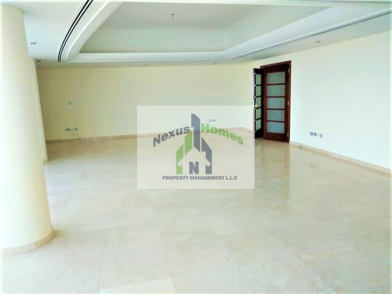 6 3BR Flat For Rent with Large Balcony in CRESCENT TOWERS AL KHALIDIYA