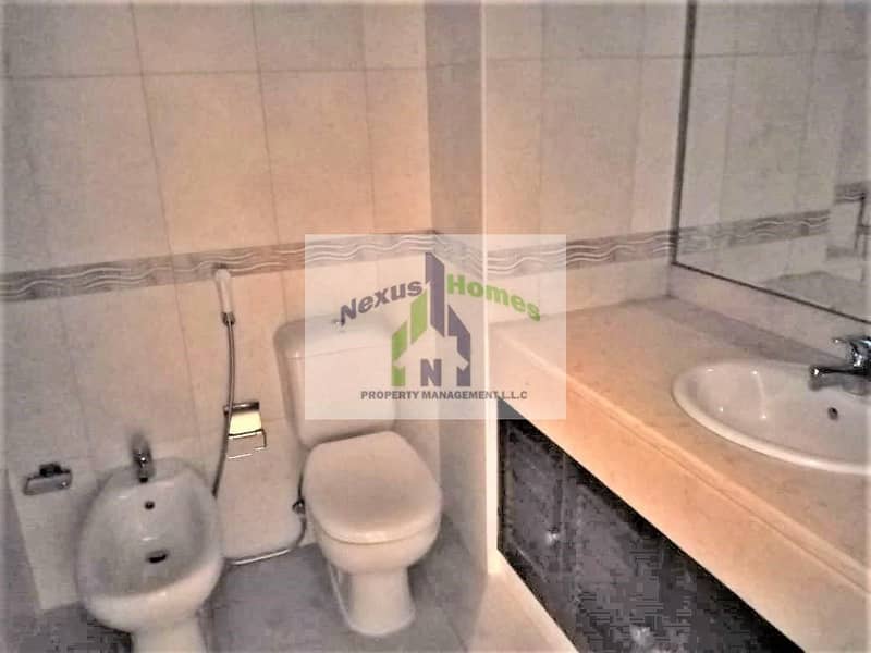 24 3BR Flat For Rent with Large Balcony in CRESCENT TOWERS AL KHALIDIYA