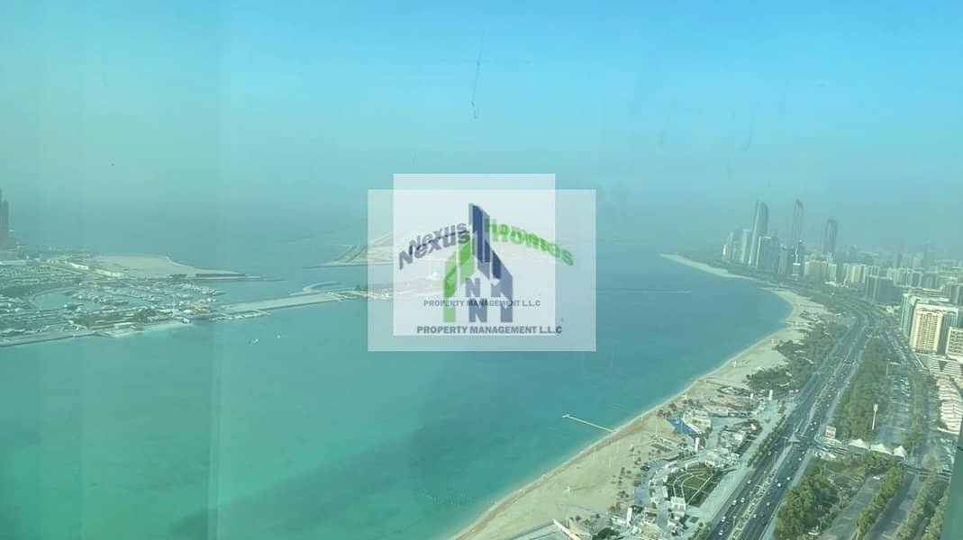 No Commission  | Stunning Sea View | Emirates Palace | Corniche| Mall Access