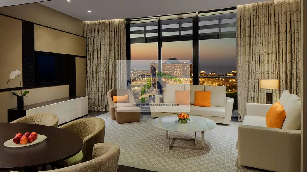 Luxury 1 BR Furnished Apartment in Grand Hayat Abu Dhabi