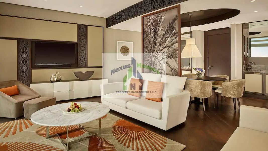 2 Luxury 1 BR Furnished Apartment in Grand Hayat Abu Dhabi