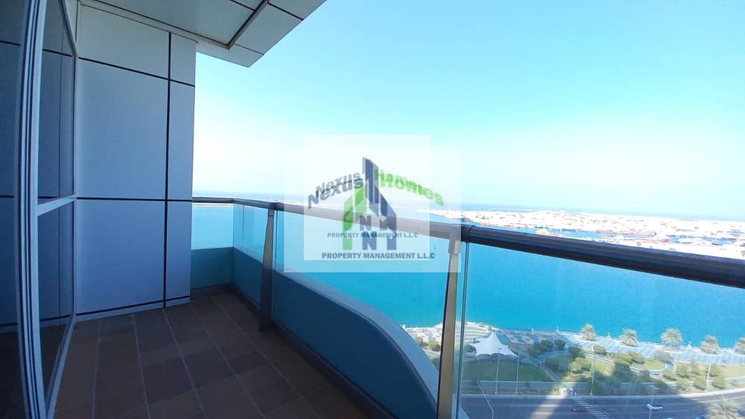 Spacious 2 Bedroom  | Balcony & Partial Sea View | Al Reef Tower