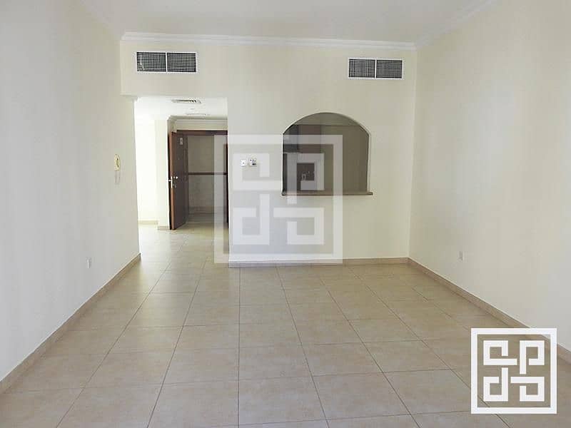 Bright Spacious ONLY 2 BR + Maid Room Apartment Close to Gems School