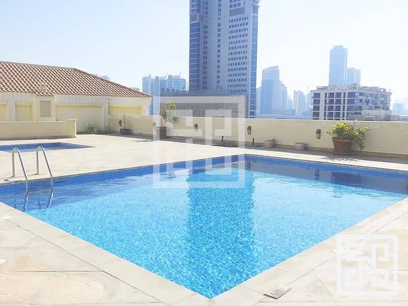 11 Bright Spacious ONLY 2 BR + Maid Room Apartment Close to Gems School