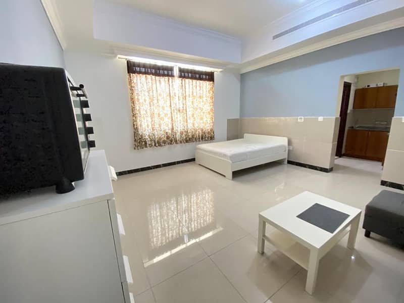 European Compound  2800 Monthly Fully Furnished Studio Separate Kitchen Proper bathroom Near Park
