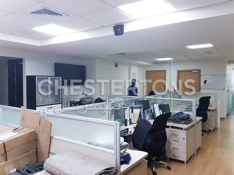 Fully Fitted Office Corniche / MIna Road Area Sea View