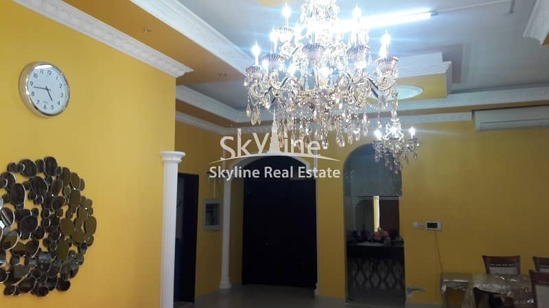 Huge 8BR Villa with kitchen appliances and maids room