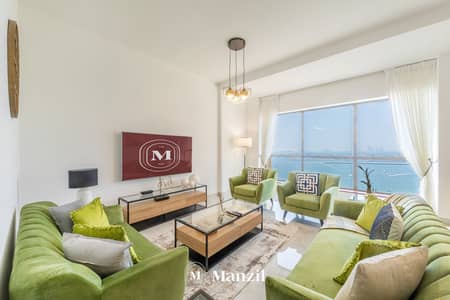 朱美拉海滩住宅（JBR）， 迪拜 3 卧室单位待租 - Living Room