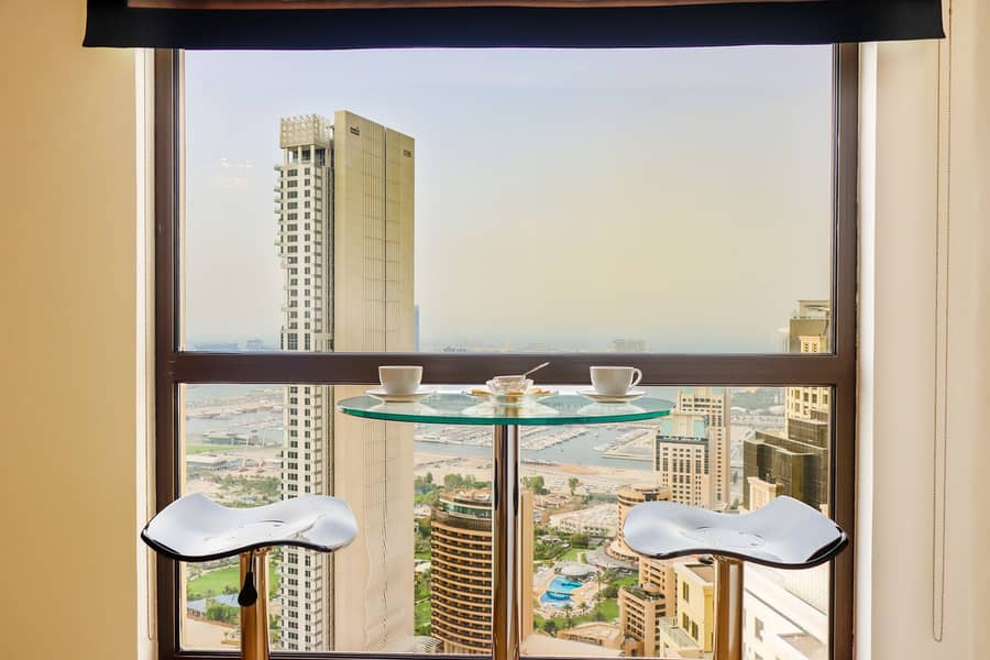 Stunning 1-BR with Palm Sea Views in JBR by Livbnb