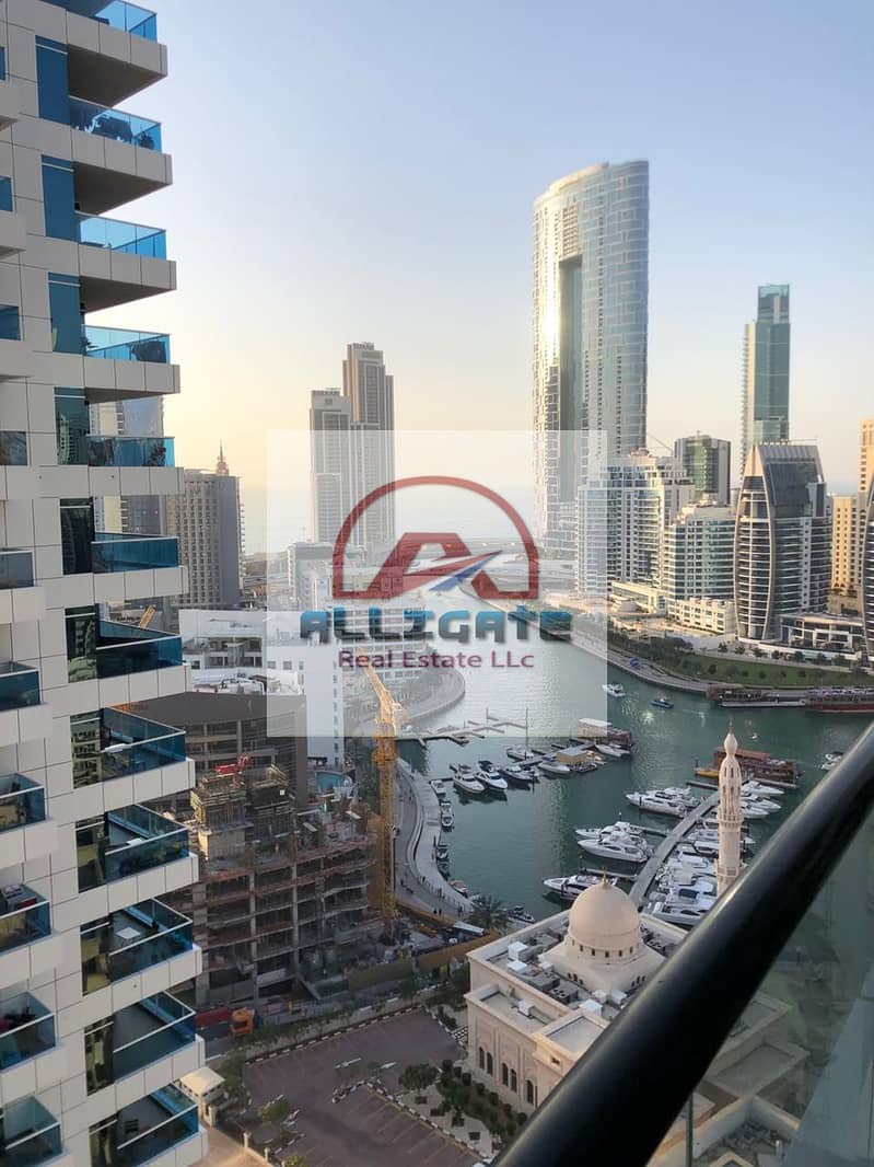 MH- 1.2M,NET TO OWNER ,BIG 2 BED FOR SALE IN DUBAI MARINA , ESCAN TOWER WITH VIEW Partial Marina & SZR