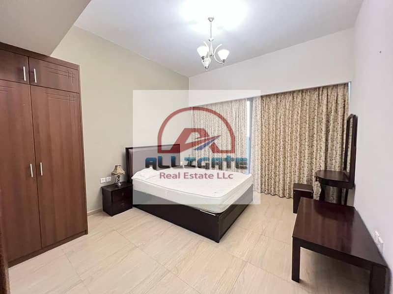 Monthy Rent @4000 w/o bills||DEWA & CHILLER connected||1BR
