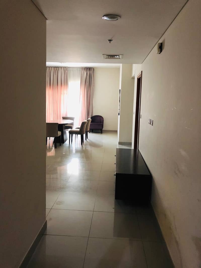 11 FK-PAY 52K AND GET BEAUTIFULL FULLY FURNISHED 3 BEDROOM IN DOWN TOWN JABEL ALI