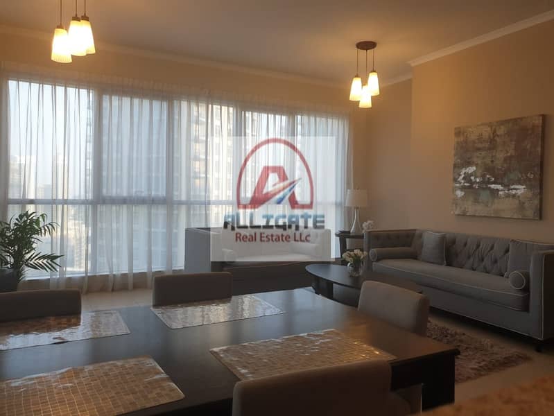 7 Facing Burj khalifa and Fountain| 2bed | Fully Furnished