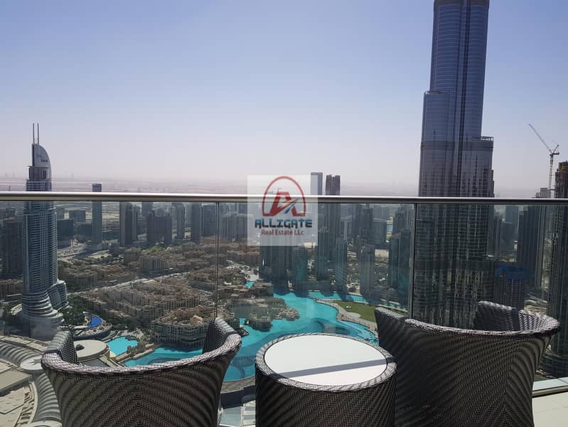 2 Skycollection |4bed+maid |Full Burj and Fountain