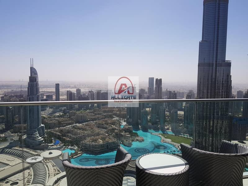 12 Skycollection |4bed+maid |Full Burj and Fountain