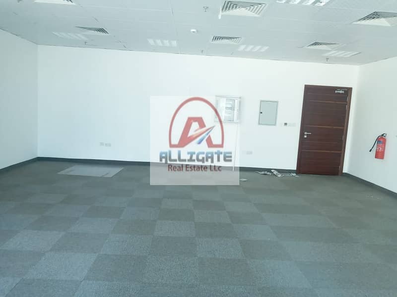 Dewa And AC Include fitted with partitions office for rent in SZR