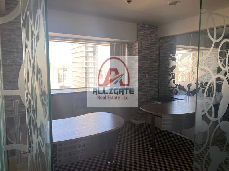 7 Include Dewa and AC fitted office for rent in SZR
