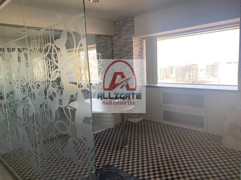 9 Include Dewa and AC fitted office for rent in SZR