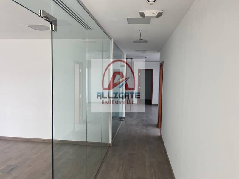 Fitted and partitions  office for rent on SZR ( AC free)